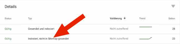 Die Google Search Console zeigt im Rahmen der SEO-Analyse Fehler auf. 